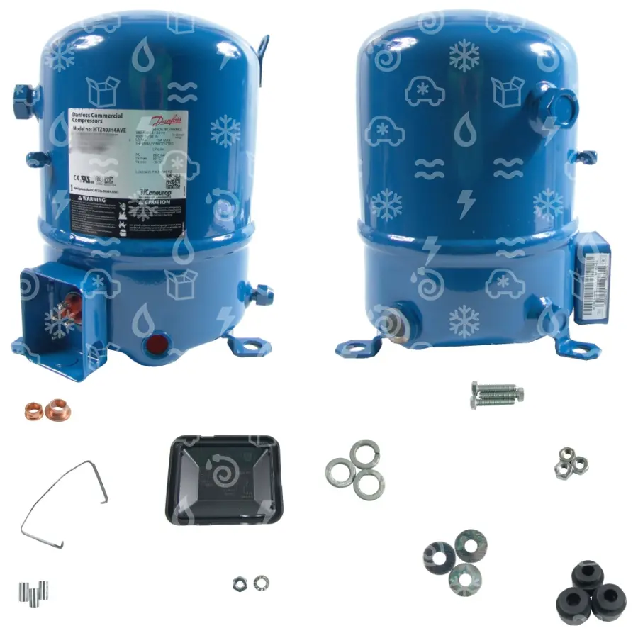 kompresor Maneurop MTZ-40JH4V, MBP - R134a, R404A, R407C, 380 V, 380-400V/3/50Hz, 460/3/60Hz